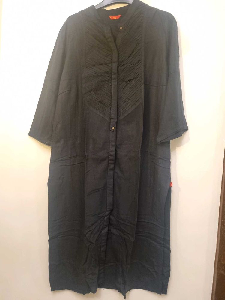W Black Kurta