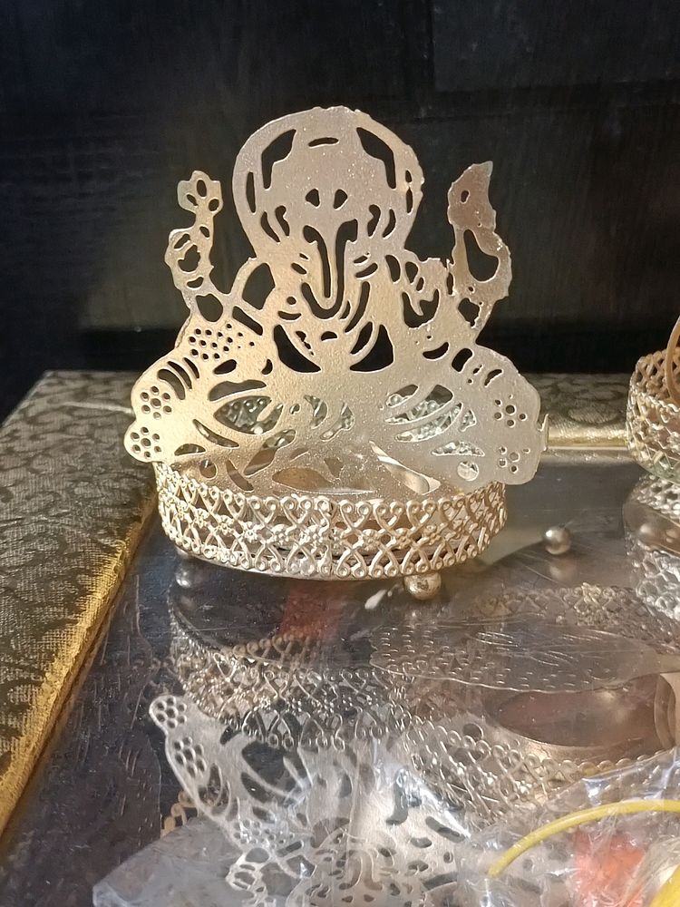 Shadow Metal Diya (Pack Of Any Two)