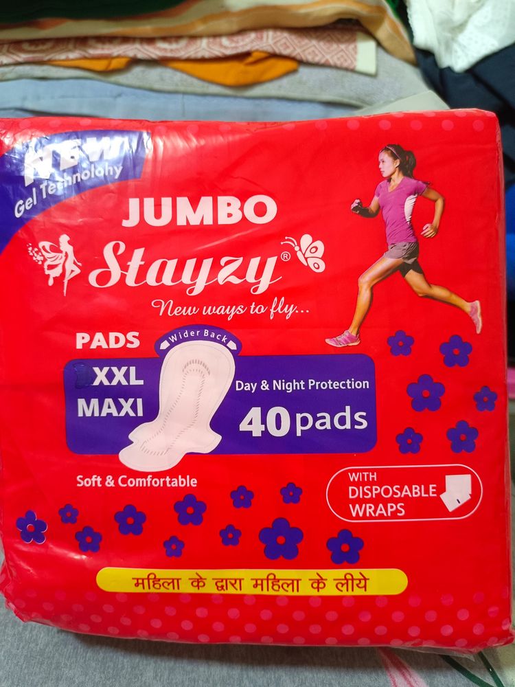 Stayzy XXL &amp; XXXL Sanitary Pads Pack Of 80 Pad
