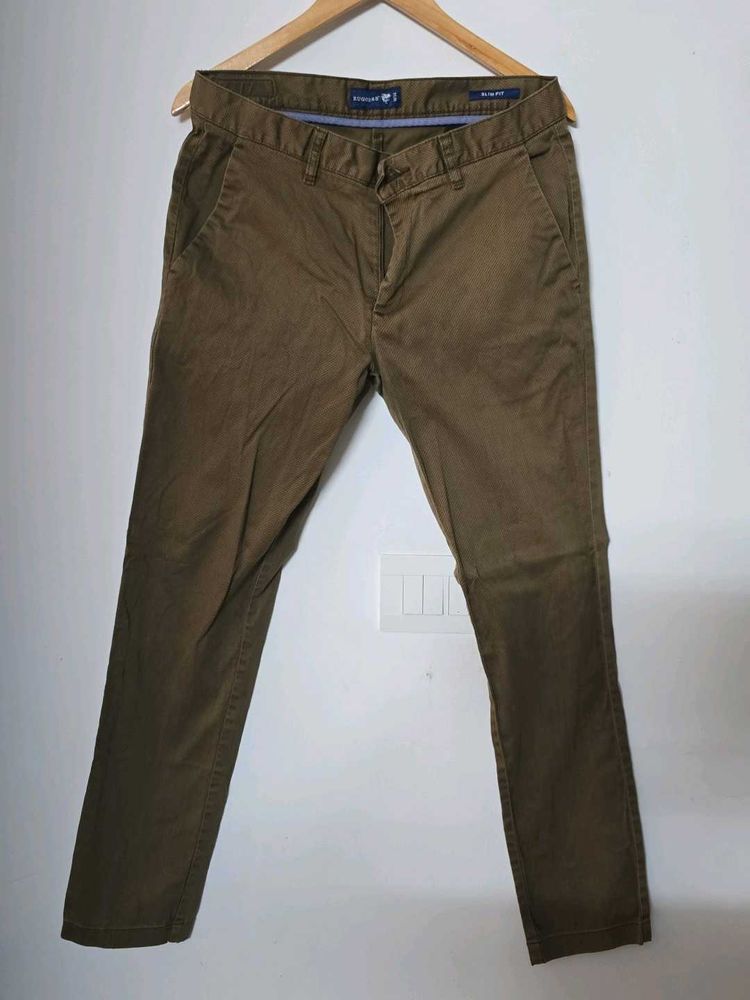 Men's Brown Chinos slim fit