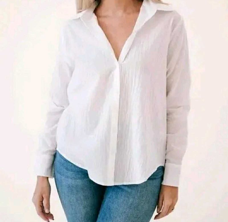 KOREAN WHITE SHIRT