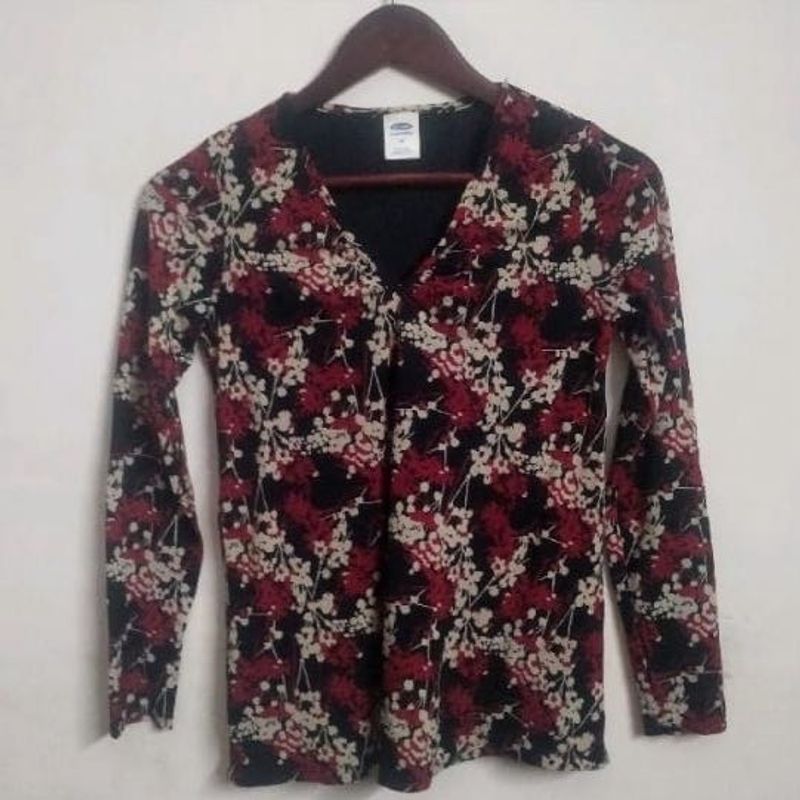 Old Navy Floral Long Sleeve Top