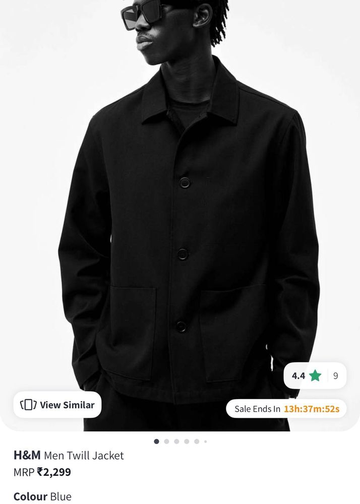 H&amp;M Men&#39;s Twill Jacket