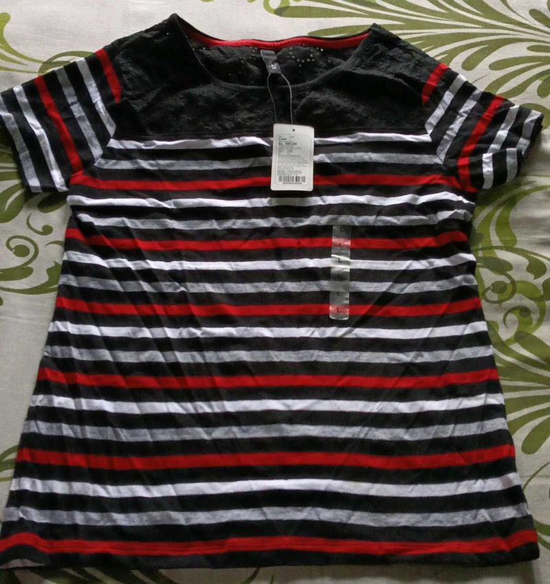 Striped Short Sleeve Tee