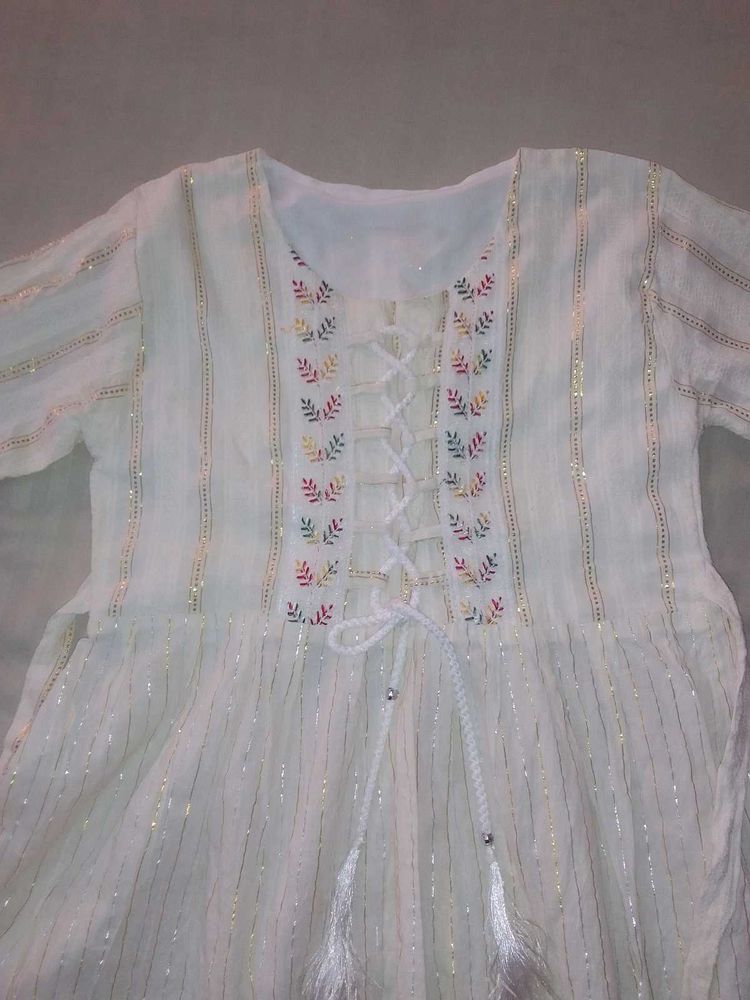 Elegant Embroidered Kurta