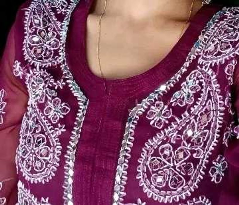 Elegant Embroidered Kurta