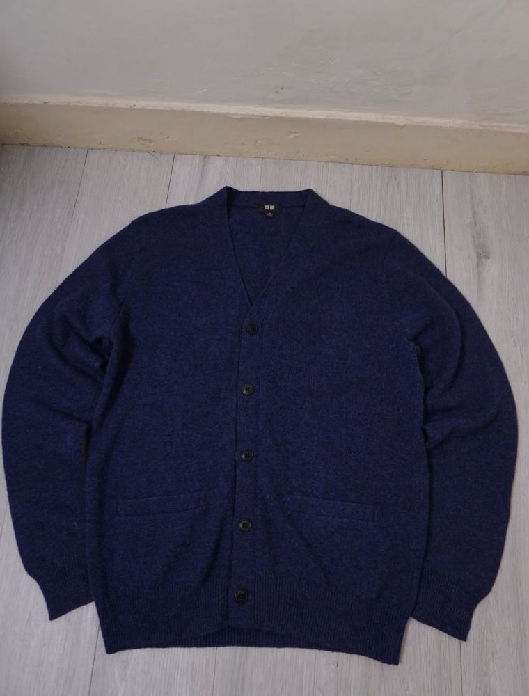 Blue Uniqlo Cardigan