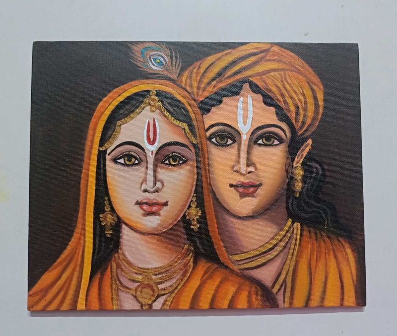 Radha Krishna Canvas Painting