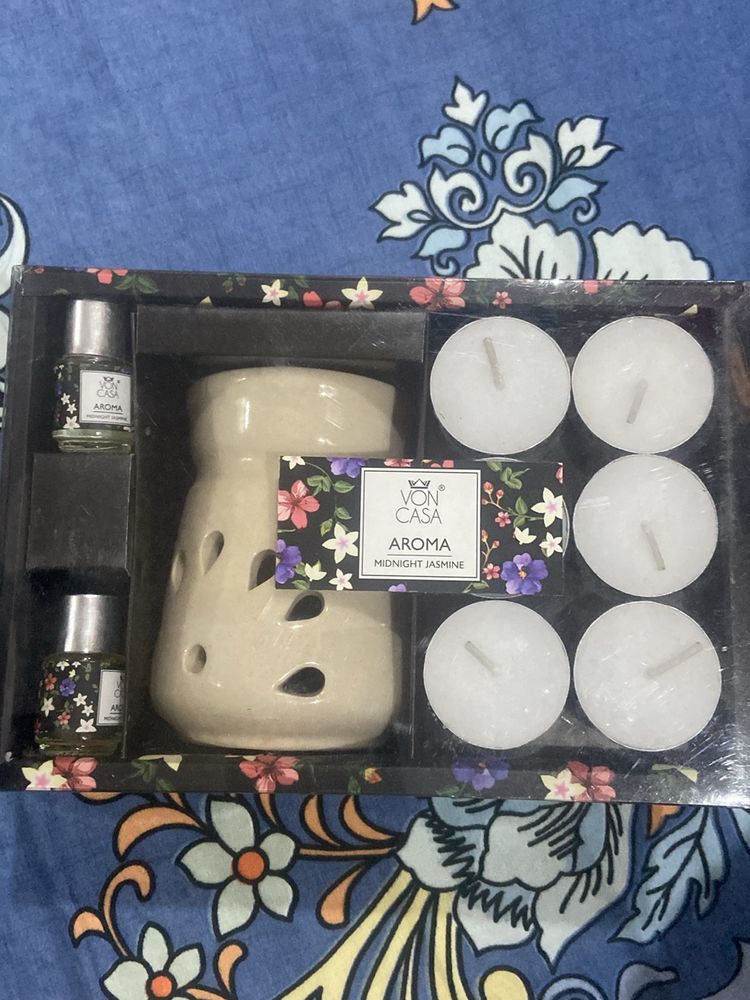 VON CASA AROMA BURNER SET- MIDNIGHT JASMINE