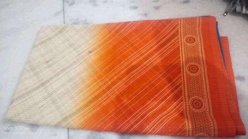 double shade saree
