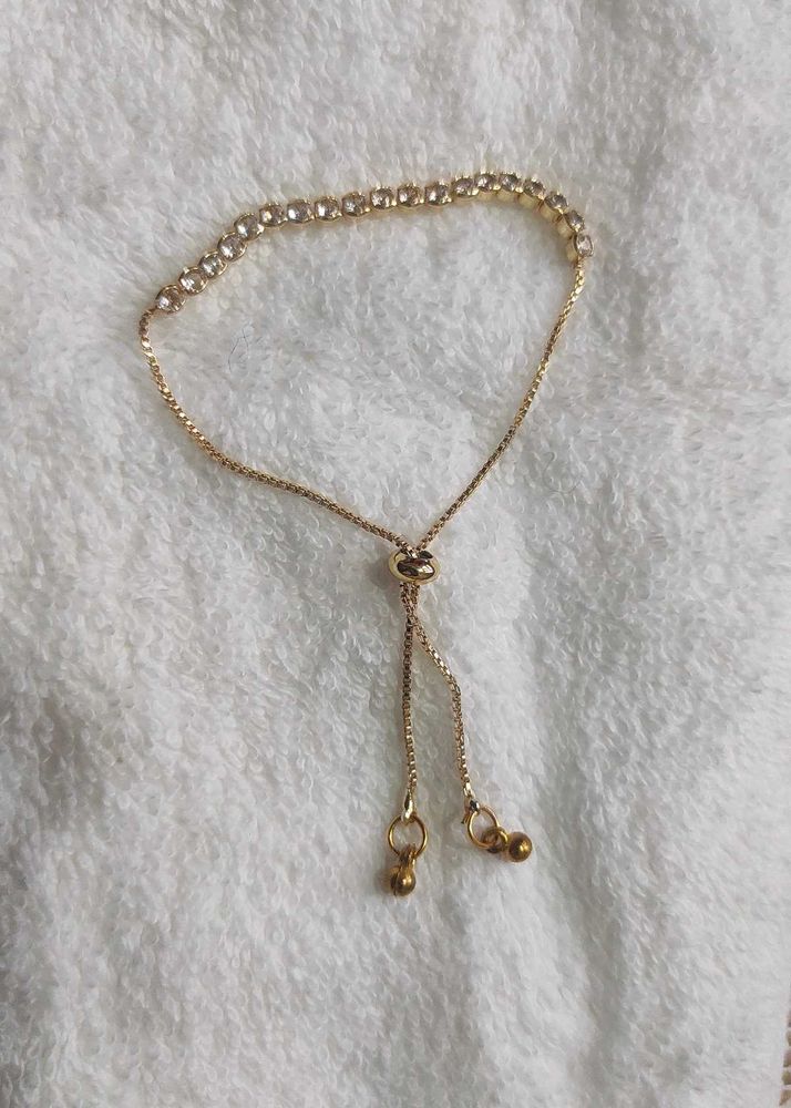Gold Stone Braclet
