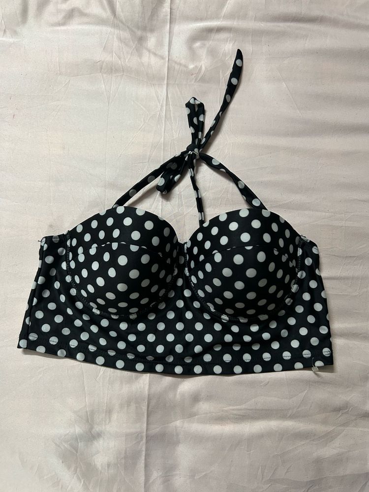 Polka Dot Bikini Top