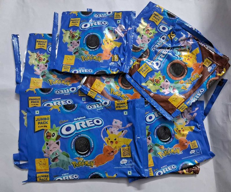 Oreo Pokemon Empty Packs