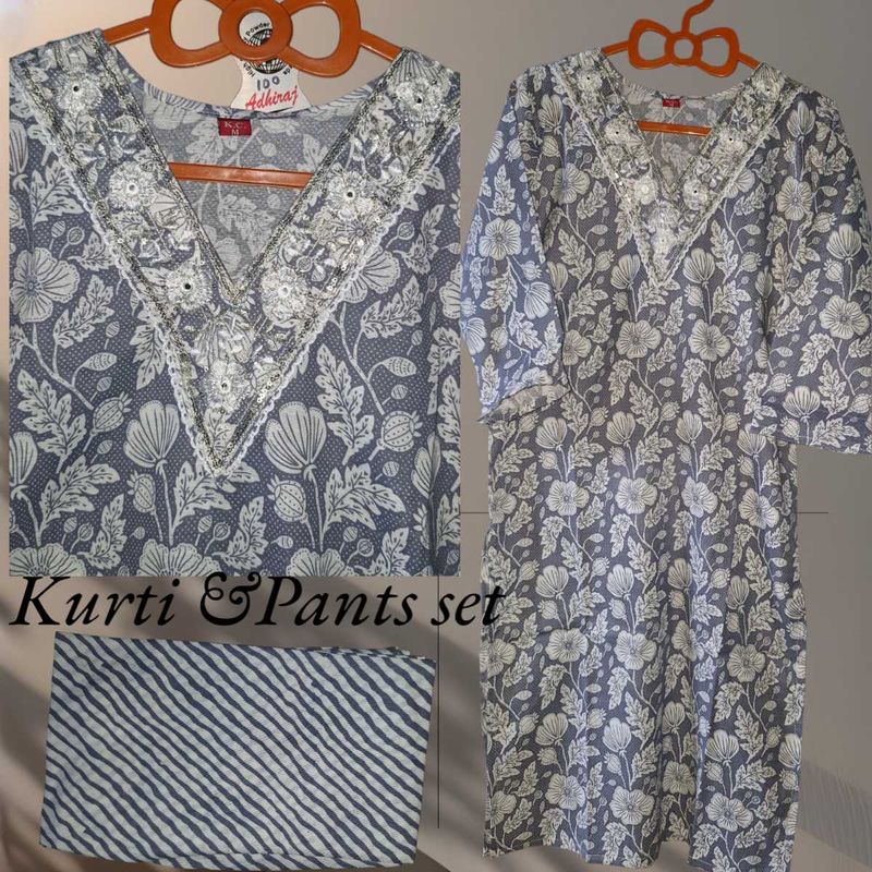 Kurti And Pants Set