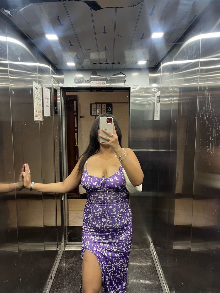 Floral Print Slip Dress