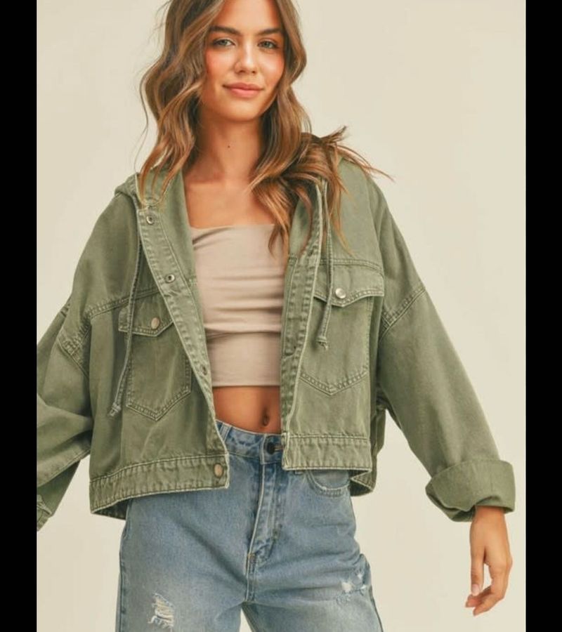 American Eagle Olive Jacket