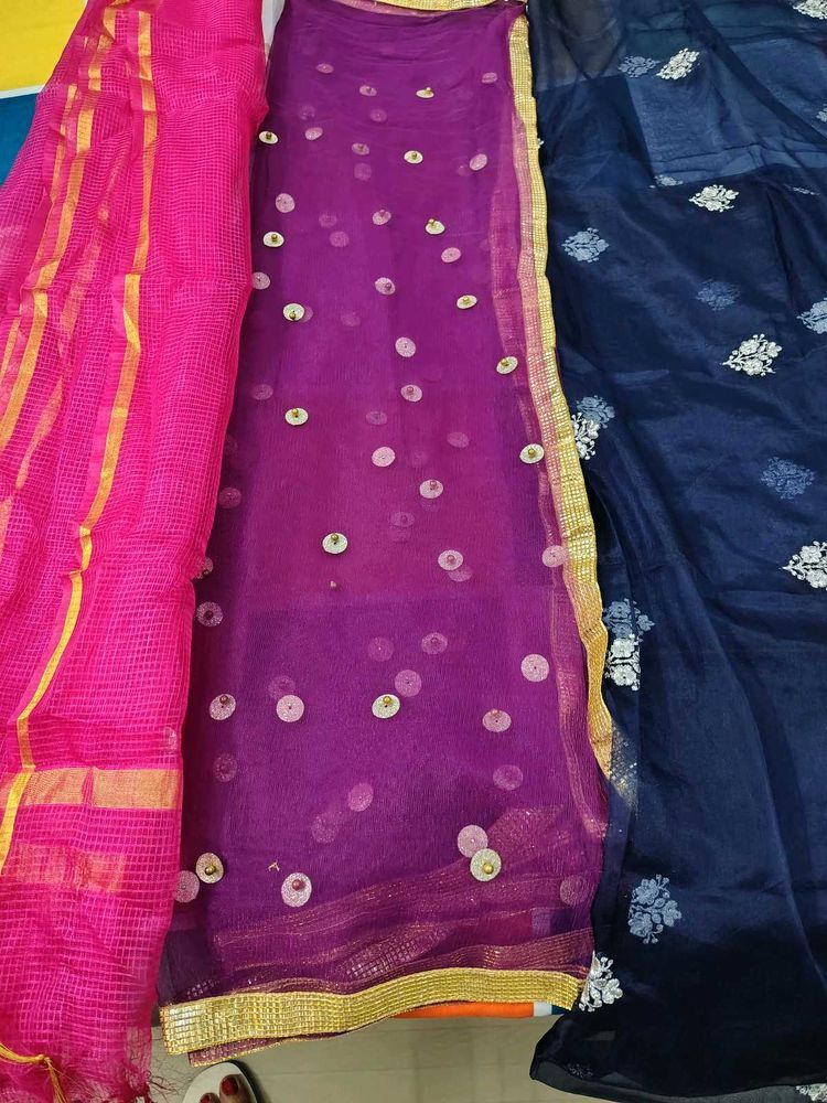 Beautiful Purple Dupatta