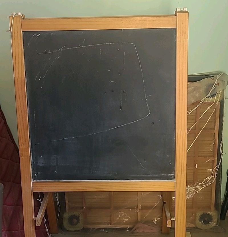 IKEA 2 IN 1 BLACK &amp; WHITE BOARD