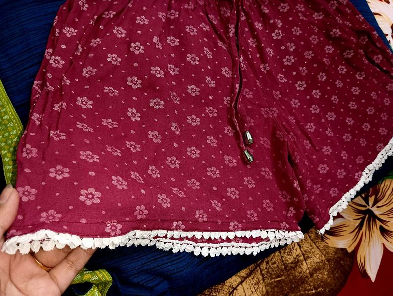 Used Maroon Shorts