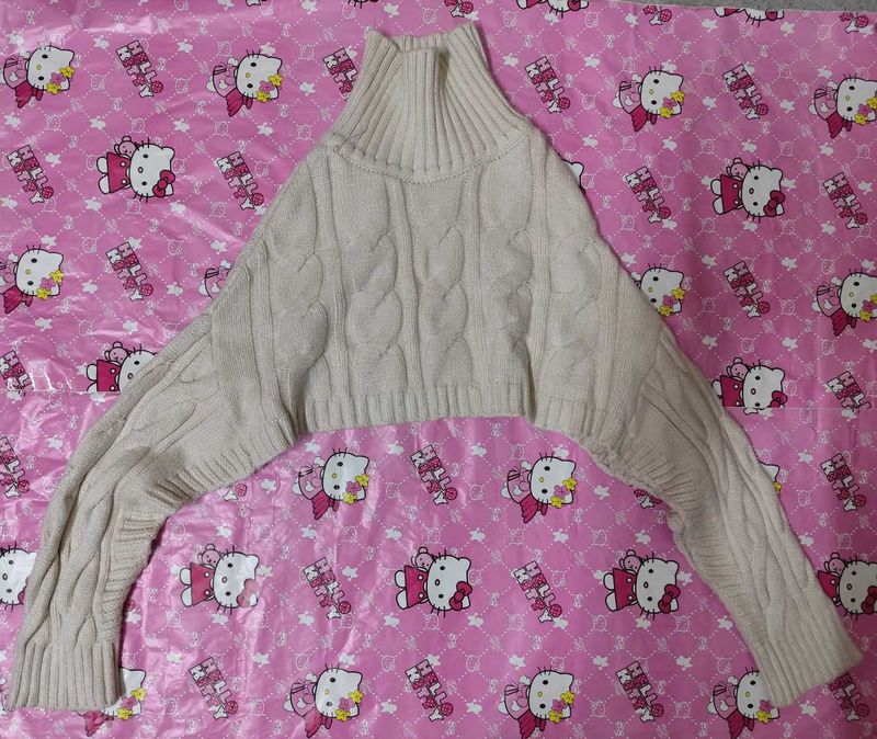 Cozy Cable Knit Cropped Bolero