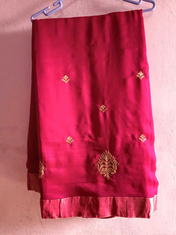 Pink Saree