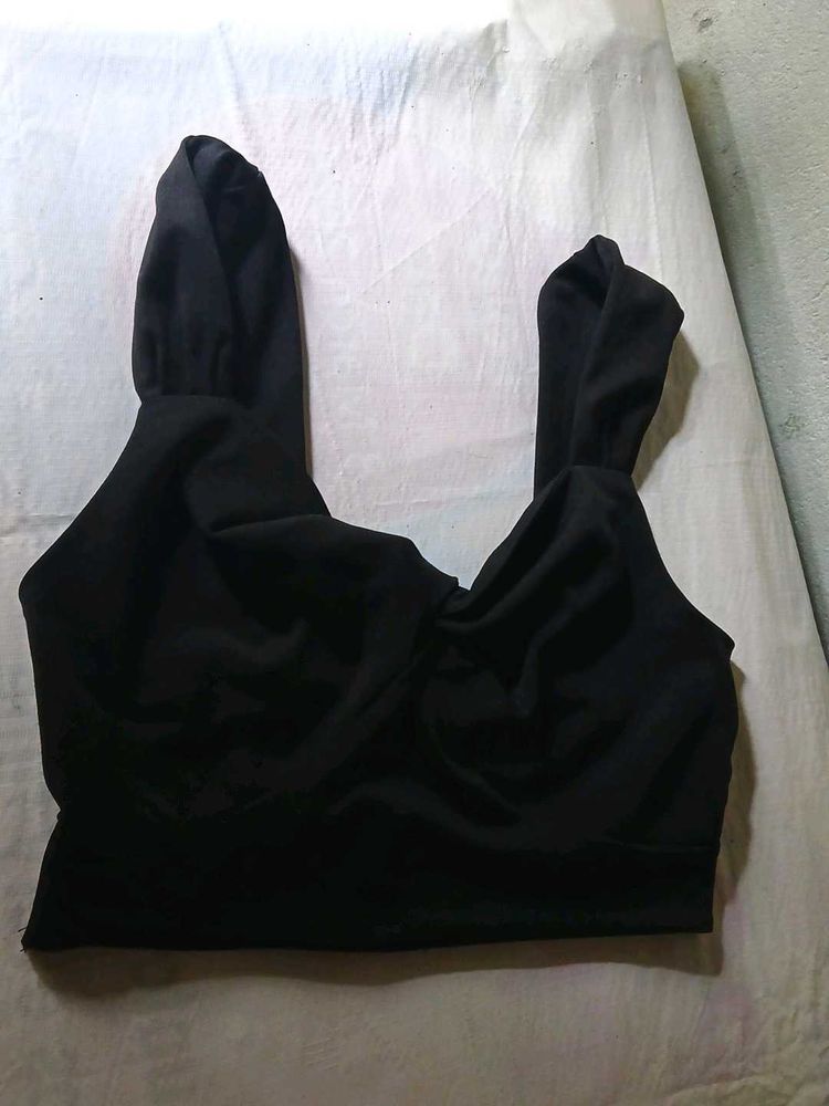 Black Bralette Top