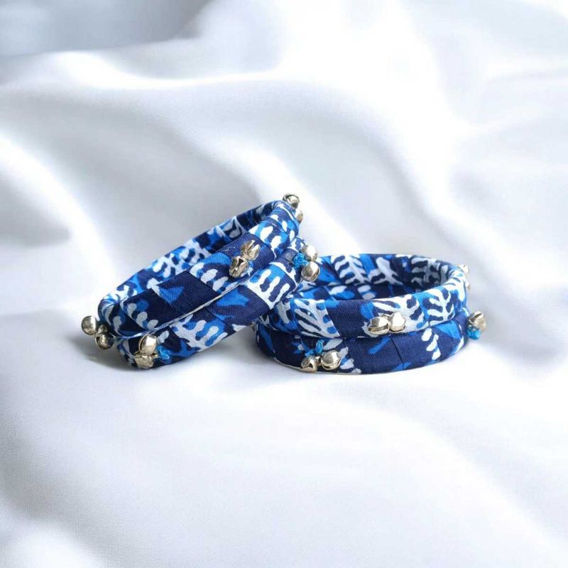 Handmade fabrics bangles..