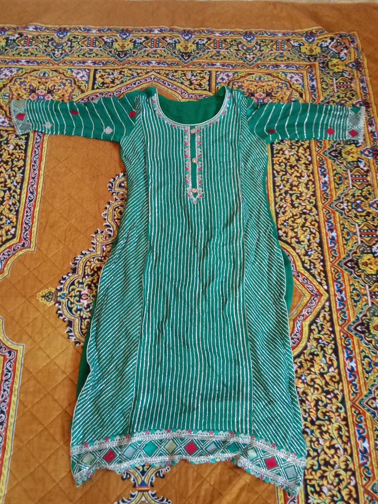 Kurti , Dupatta And Pant Salwar Suit Set