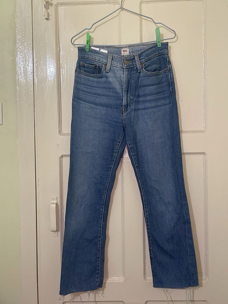 Levi's Blue Straight Leg Jeans