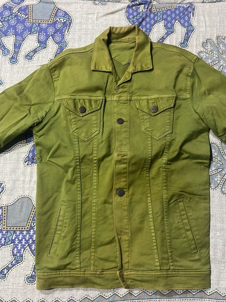 Green Denim Jacket