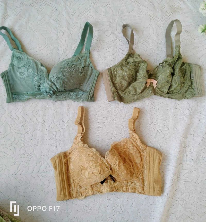 3 Fancy Bra Combo