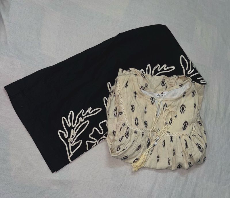 cotton oant with top