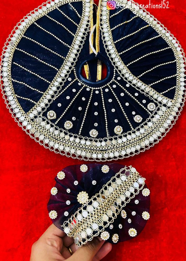 Mirror Work Laddu Gopal Poshak 5 No.