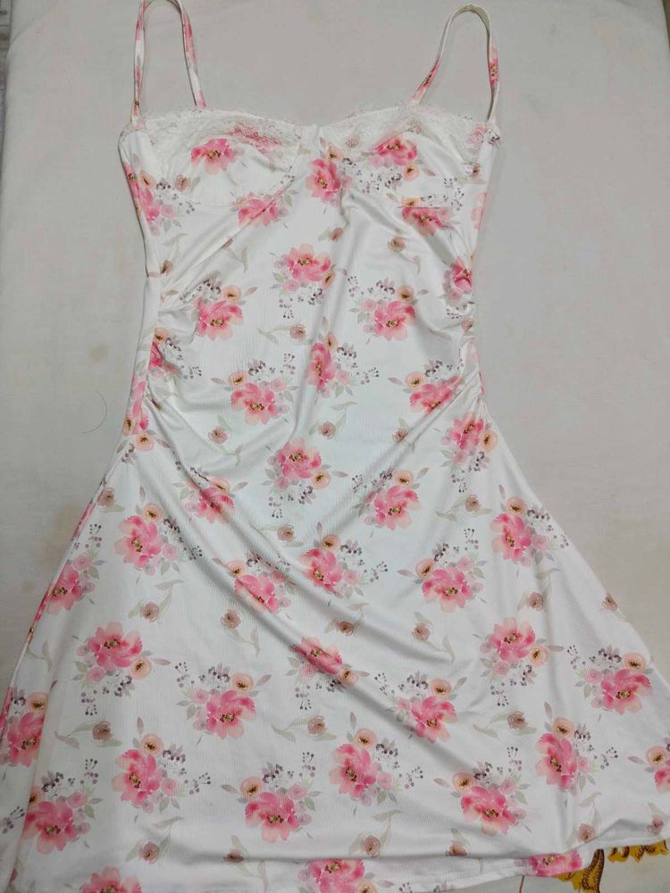 Floral Slip Dress (XS)