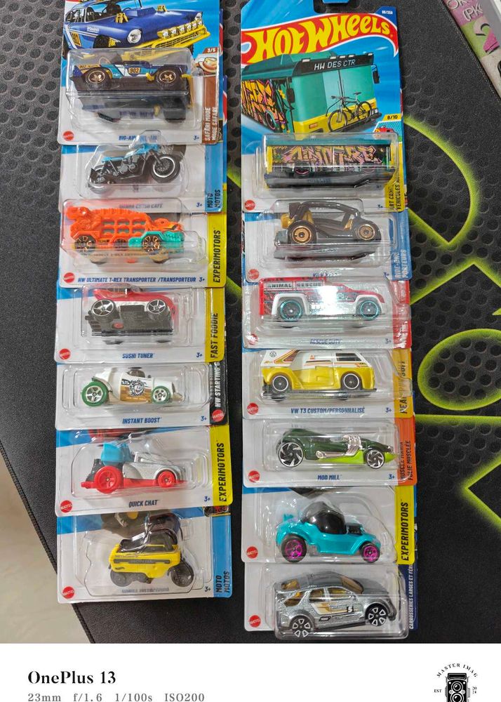 Hot Wheels Car Collection for 7