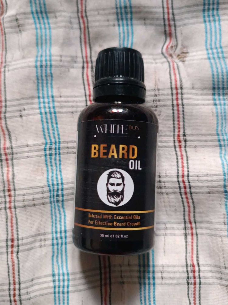 White Bon Beard Oil
