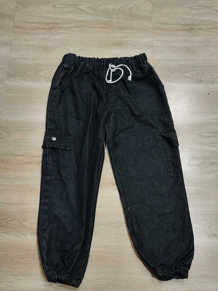 Black Cargo Pants