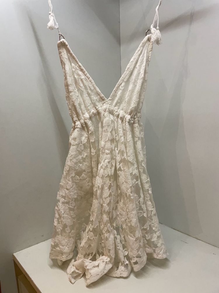 Mini Beach White Dress