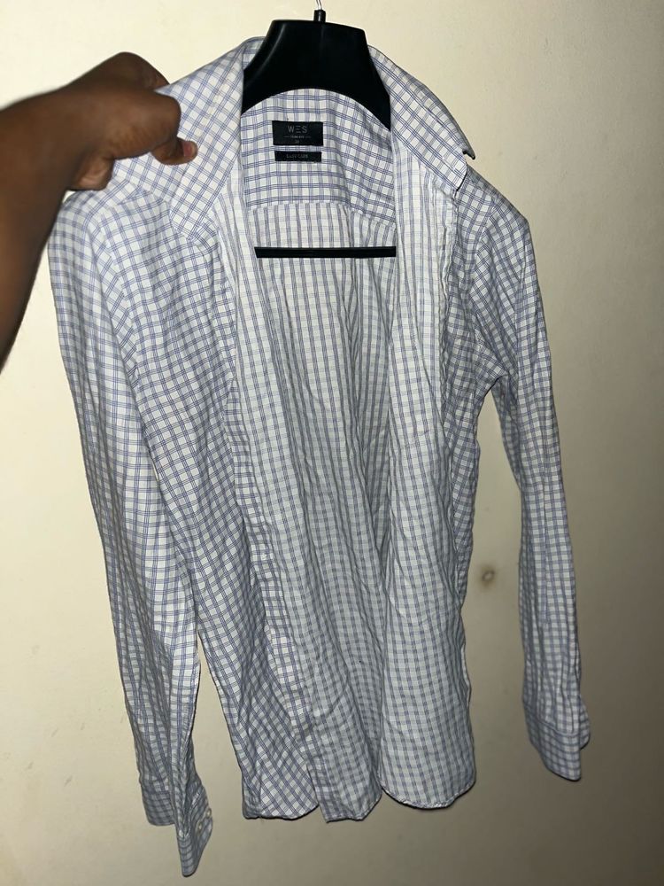Men's Checkered Long Sleeve Shirt