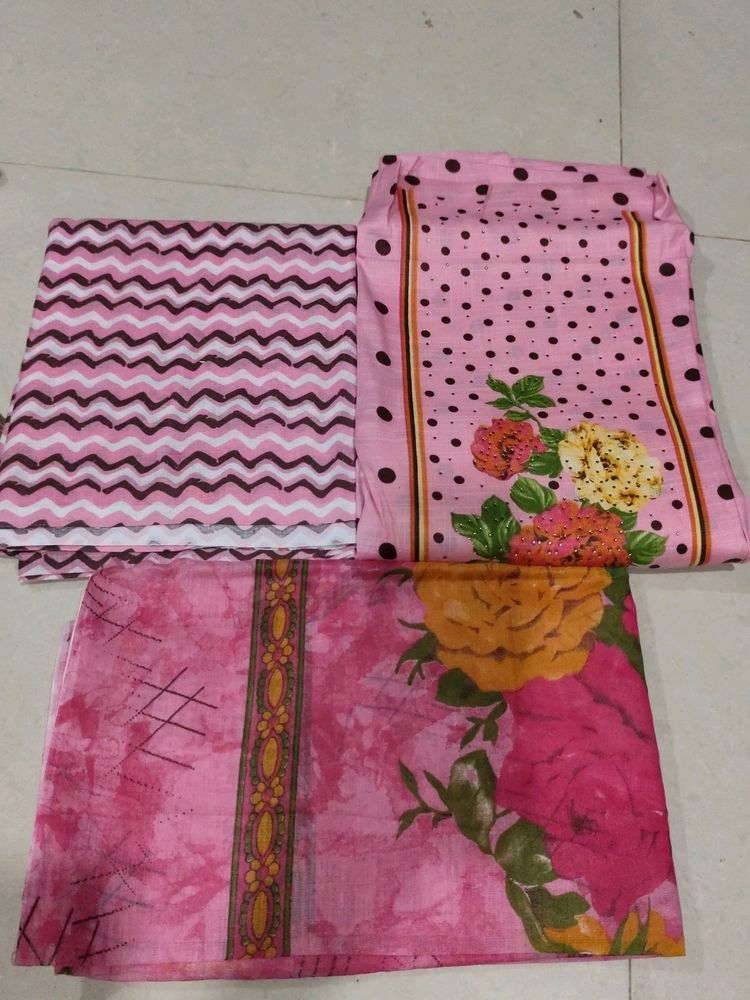 Beautiful Pink Cotton Suit