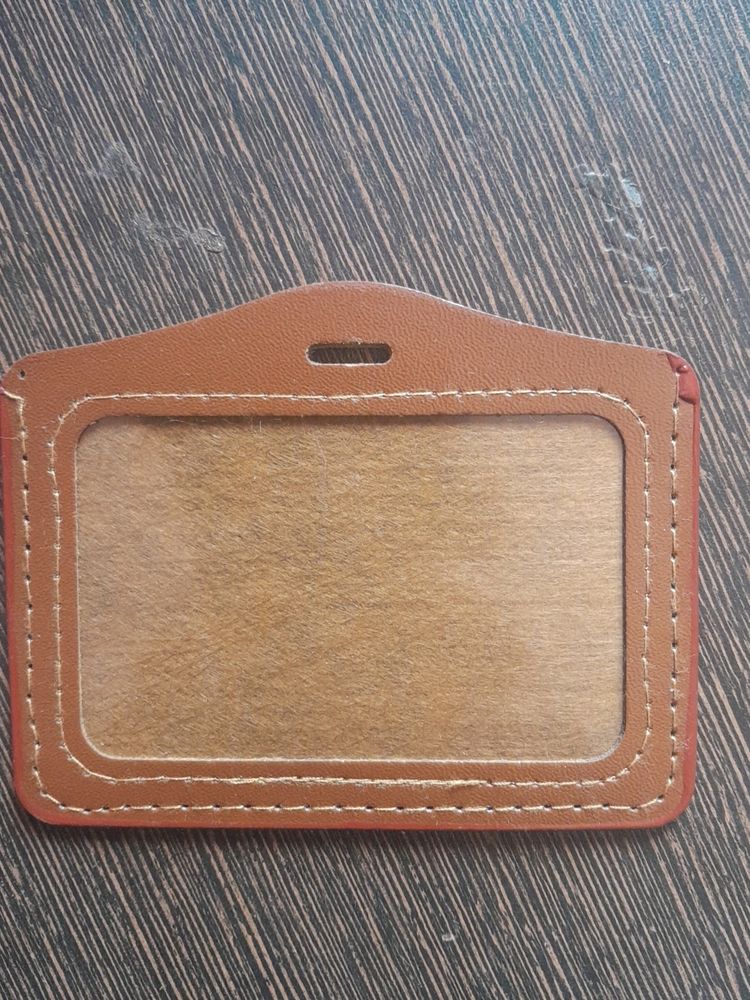 1 Pcs New Leather Holder For Identity or ATM Card