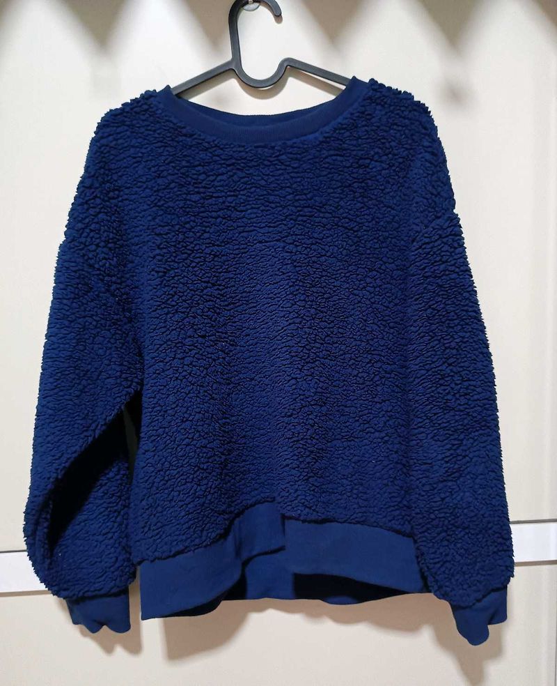 🪻 Fulfy Sherpa Fur Sweatshirt Pullover Roadster