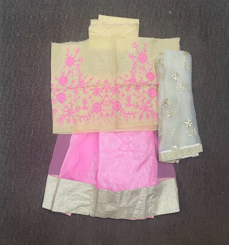 Brand New Beautiful Semi-stitched Lehenga Choli