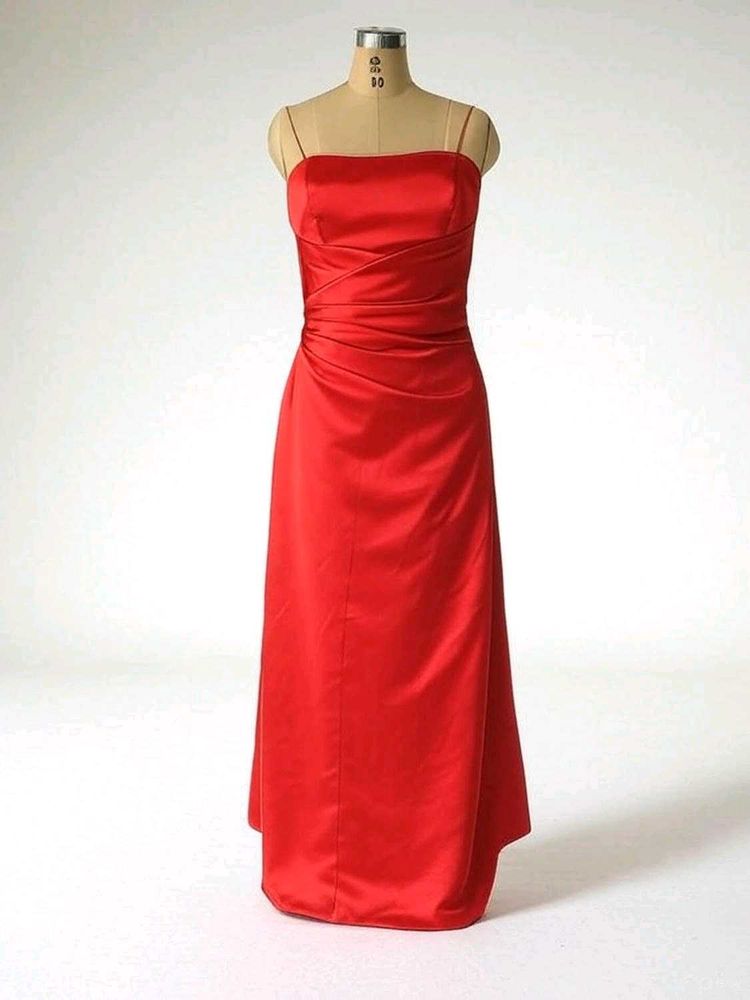 Elegant Coral Dress