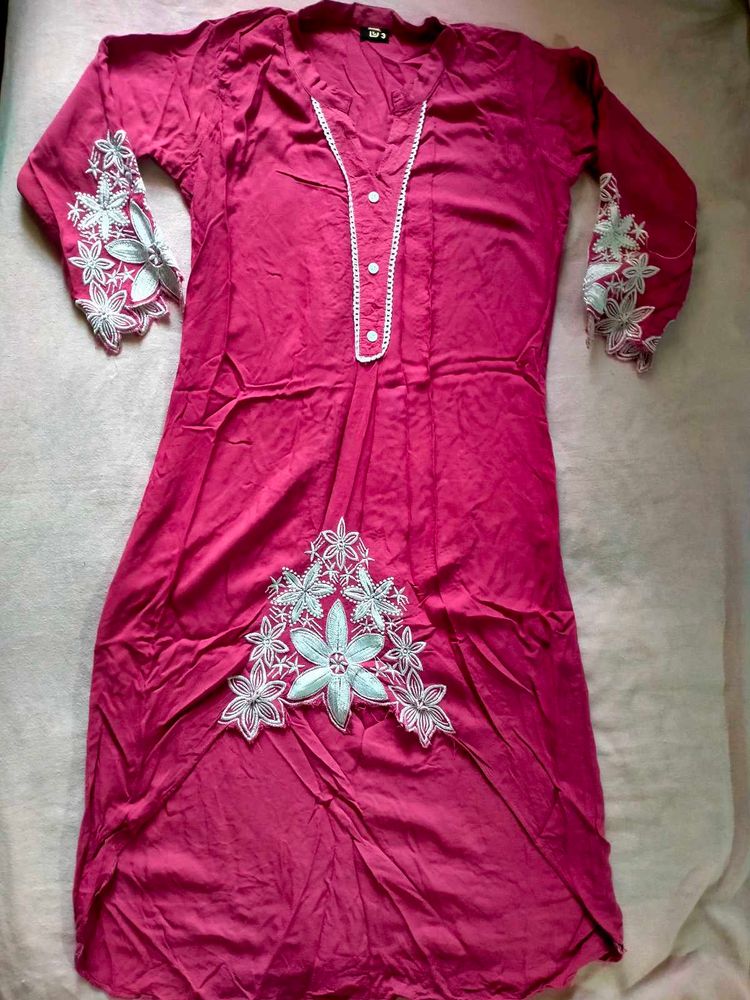 Dark Pink Kurta