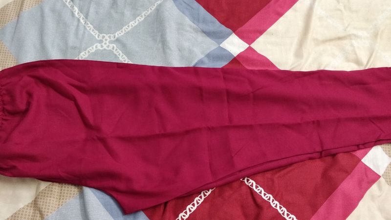 Pink Straight Pant