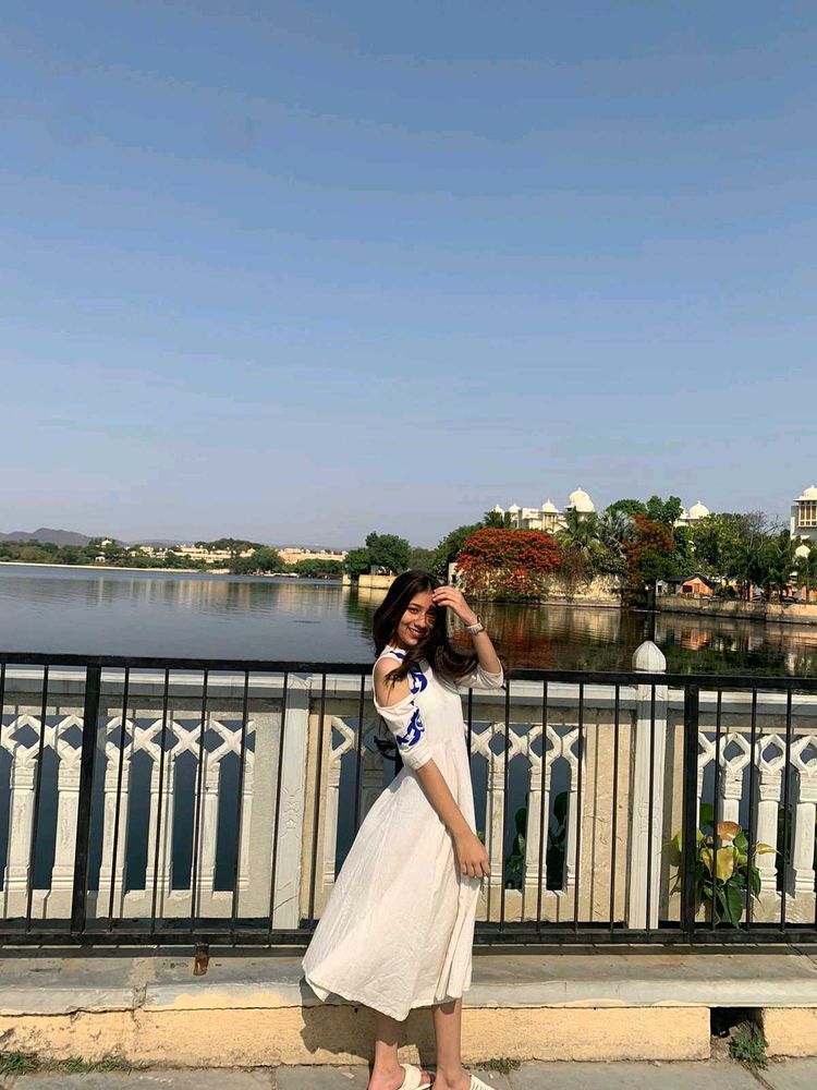 White Embroidered Midi Dress