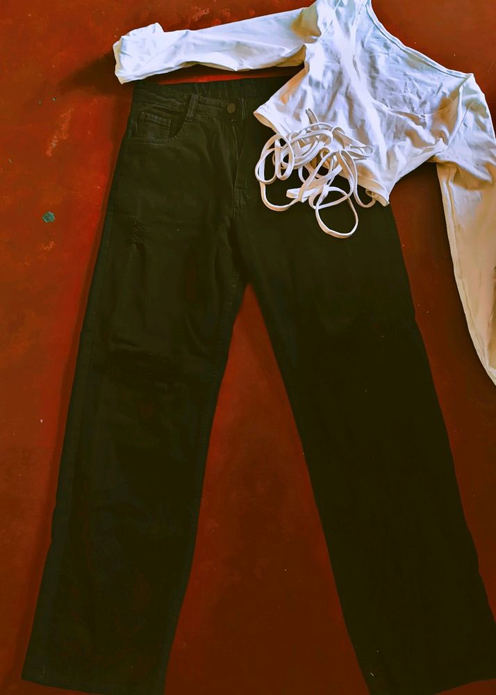 Combo Jeans And Top ( Read Description)