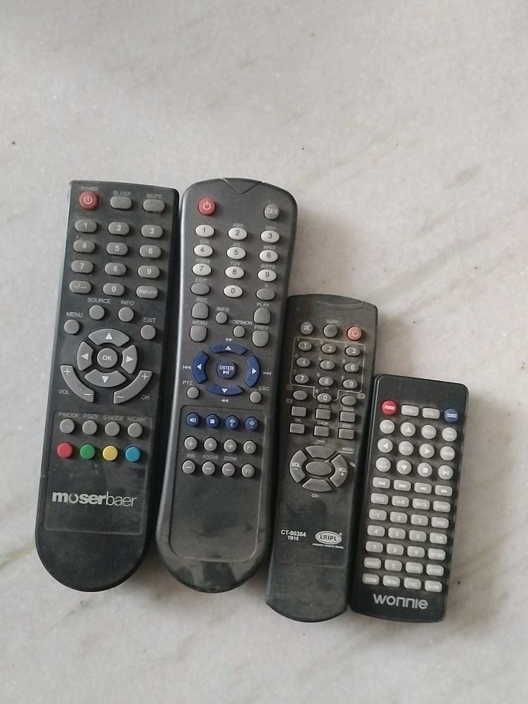 4 Remotes