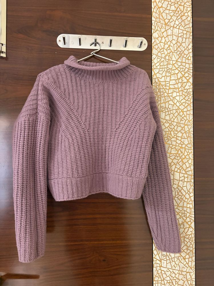 Mauve Knit Sweater